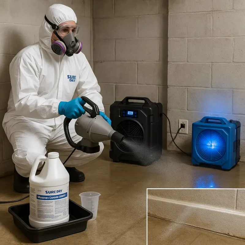 Sanitization and Odor Removal process in Society Hill, NJ